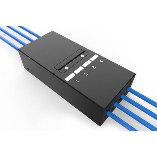 Skrzynka punktu konsolidacyjnego na 4 moduły keystone z menedżerem kabli Digitus DN-93708-4