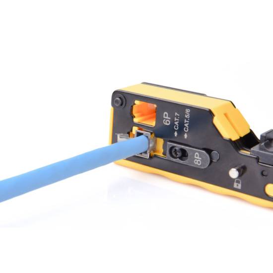 Zaciskarka RJ45 RJ12 RJ11 wtyki przelotowe Digitus DN-94025