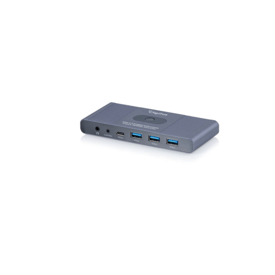 Przełącznik KVM HDMI 2x1 4K@60Hz 3x USB-A 3.1 Gen1 1x USB-C USB 3.1 Gen1 Digitus DS-12855