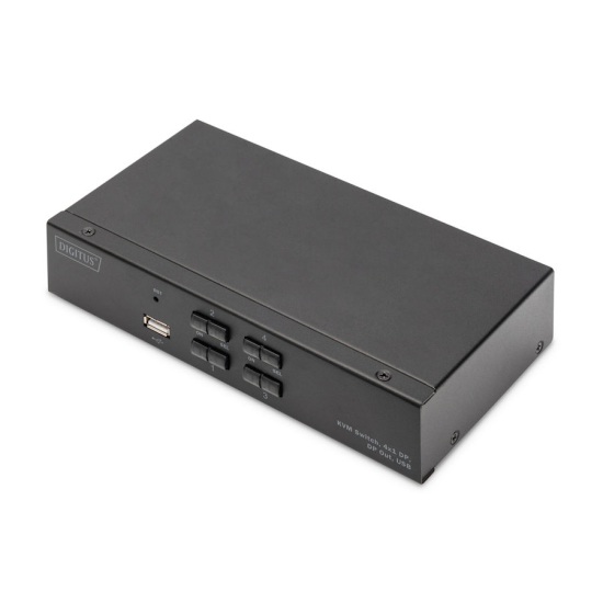 Przełącznik KVM DisplayPort 4-portowy Digitus DS-12891