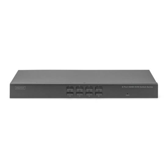 Przełącznik KVM HDMI 4K 8-portowy rack 19