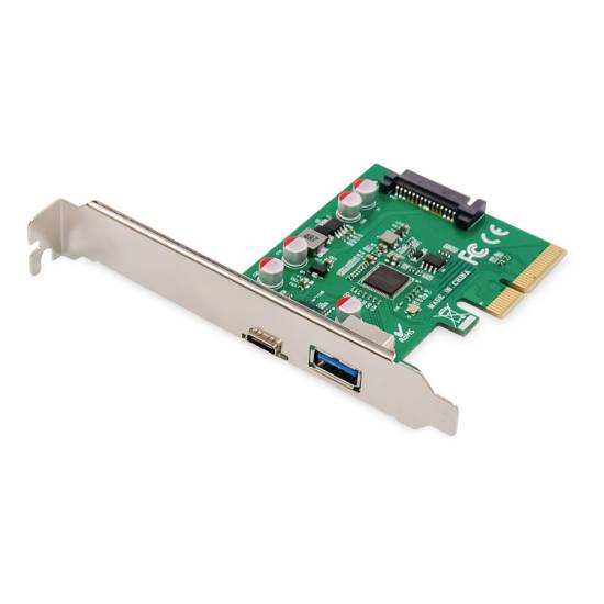 Karta PCI Express USB 3.1 USB-C x1 USB-A x1 Digitus DS-30225