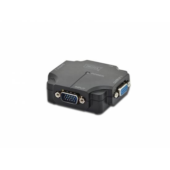 Rozdzielacz SVGA x2 Digitus DS-41120-1 350MHz