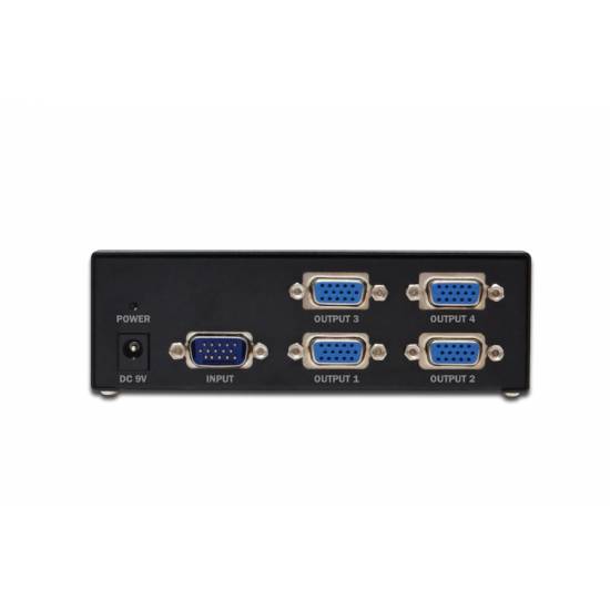 Rozdzielacz SVGA x4 Digitus DS-42110 500MHz