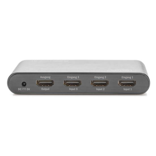 Przełącznik HDMI x3 4K@60Hz Digitus DS-45316