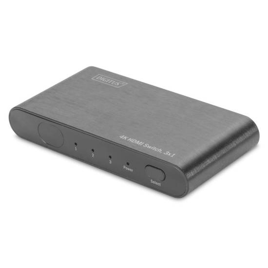 Przełącznik HDMI x3 4K@60Hz Digitus DS-45316