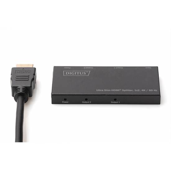 Rozdzielacz HDMI x2 UHD 4K 60Hz Digitus DS-45322