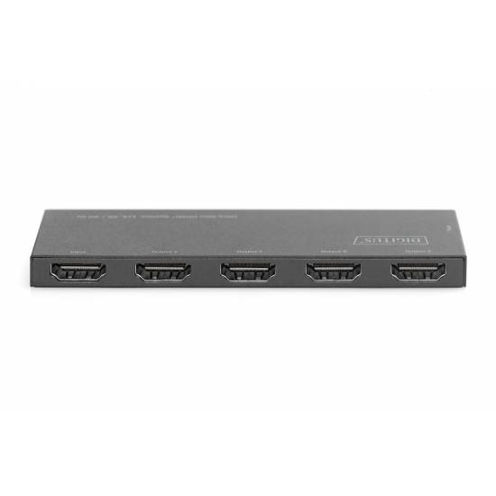 Rozdzielacz HDMI x4 4K 60Hz UHD ultra slim Digitus DS-45323