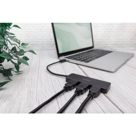 Adapter USB-C -> 3x HDMI MST Digitus DS-45333