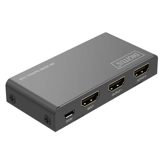 Rozdzielacz HDMI x2 4K Digitus DS-55336