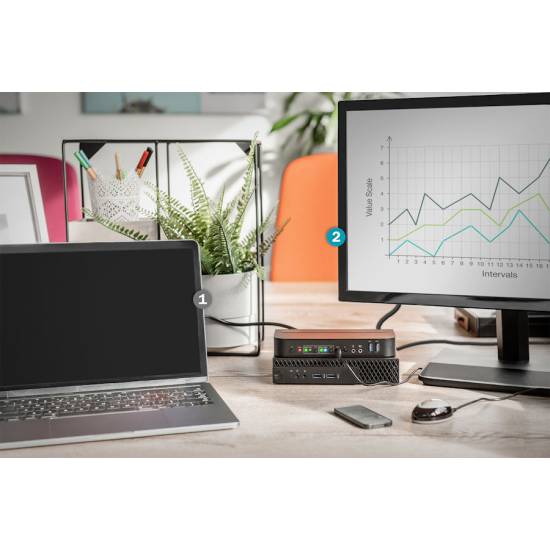 Przełącznik KVM HDMI 4K 2-portowy Digitus DS-12874