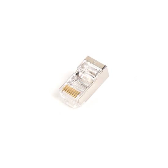 Wtyk modularny RJ45 8p8c przelotowy kat.5e 100szt ekranowany Ditgitus X-ML-5F-EZ
