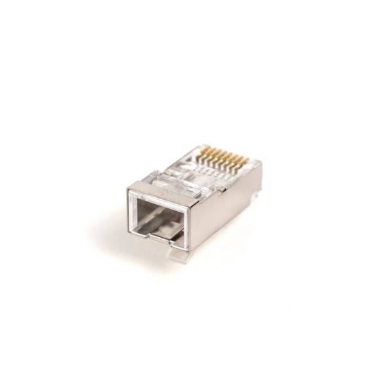 Wtyk modularny RJ45 8p8c przelotowy kat.6 100szt ekranowany Ditgitus X-ML-6F-EZ