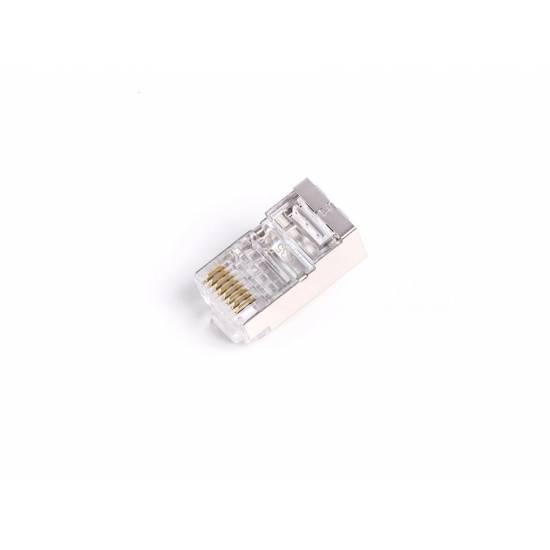 Wtyk modularny RJ45 8p8c na drut  kat.6 10szt ekranowany