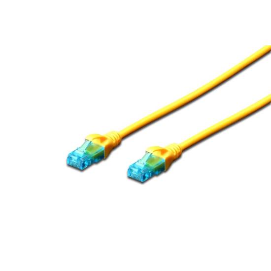 Patch cord UTP kat. 5e 0,5m szary Digitus DK-1512-005