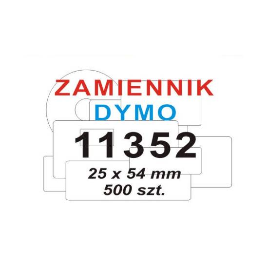 Etykieta Dymo 11352 25 x 54 mm biała adresowa zamiennik