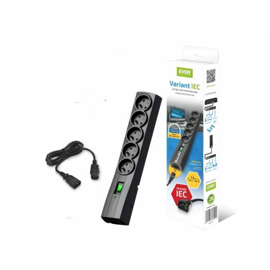 Listwa antyprzepięciowa EVER Variant IEC 1,5m