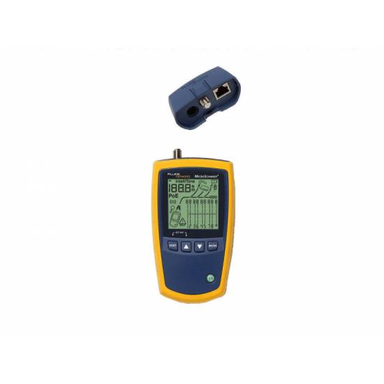 Tester do weryfikacji okablowania MicroScanner2 z dodatkowym wyposażeniem Fluke Networrks FL-MS2-KIT