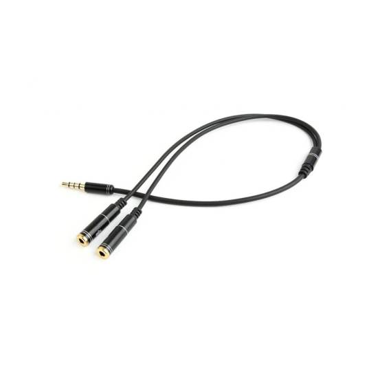 Rozdzielacz mini jack słuchawki - mikrofon Gembird CCA-417M