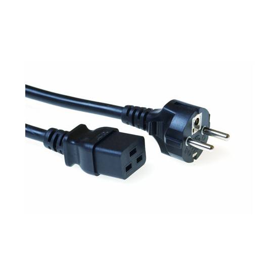 Kabel zasilania C19 Schuko 1,2m AK5184
