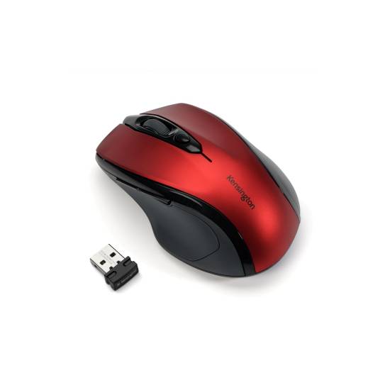 Mysz bezprzewodowa USB Kensington Pro Fit Mid Size Wireless Ruby Red Mouse K72422WW