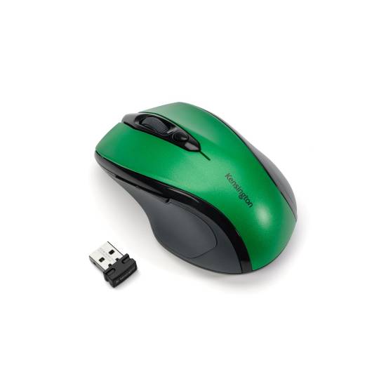 Mysz bezprzewodowa USB Kensington Pro Fit Mid Size Wireless Emerald Green Mouse K72424WW