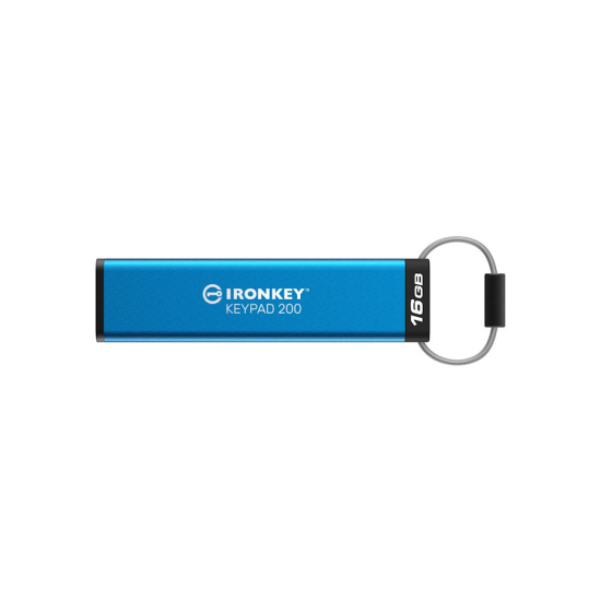 Pamięć USB 3.2 Gen 1 Kingston IronKey Keypad 200 USB-A AES-256 Encrypted 16GB IKKP200/16GB