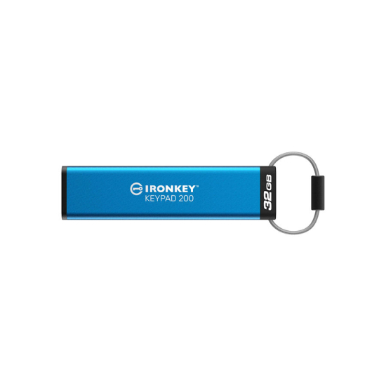 Pamięć USB 3.2 Gen 1 Kingston IronKey Keypad 200 USB-A AES-256 Encrypted 32GB IKKP200/32GB