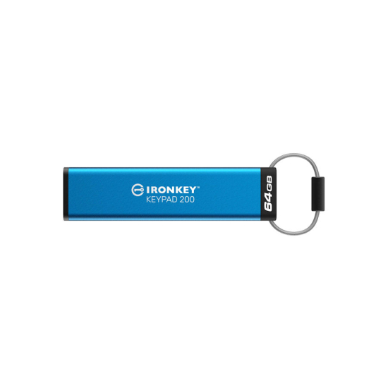Pamięć USB 3.2 Gen 1 Kingston IronKey Keypad 200 USB-A AES-256 Encrypted 64GB IKKP200/64GB