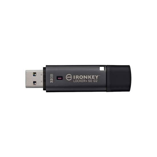 Pamięć USB 3.2 Gen 1 Kingston IronKey Locker+ 50 G2  USB-A AES-256 Encrypted 32GB IKLP50G2/32GB