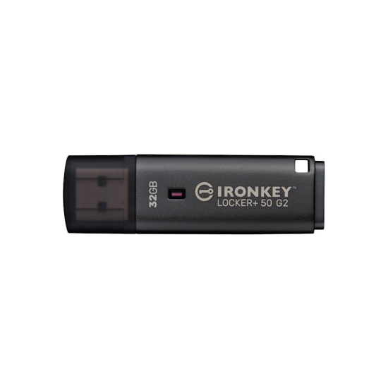 Pamięć USB 3.2 Gen 1 Kingston IronKey Locker+ 50 G2  USB-A AES-256 Encrypted 32GB IKLP50G2/32GB