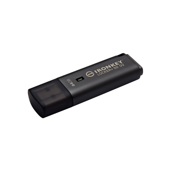 Pamięć USB 3.2 Gen 1 Kingston IronKey Locker+ 50 G2  USB-A AES-256 Encrypted 64GB IKLP50G2/64GB
