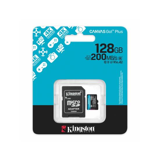 Karta pamięci Kingston Canvas Go! Plus micro SD 200/100MB/s SDCG4/128GB