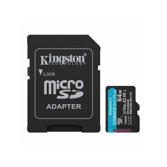 Karta pamięci Kingston Canvas Go! Plus micro SD 200/100MB/s SDCG4/64GB