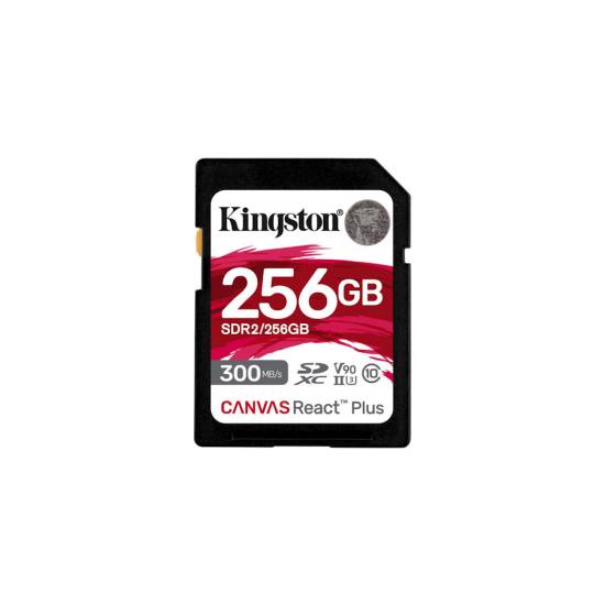 Karta pamięci Kingston Canvas React Plus SD 300/260MB/s SDR2/256GB