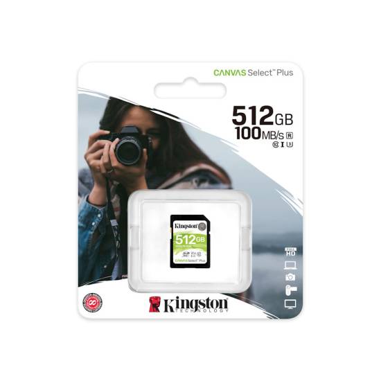 Karta pamięci Kingston Canvas Select+ SD 100/85MB/s SDS2/512GB