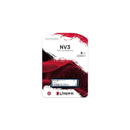 Dysk SSD Kingston NV3 M.2 2280 PCIe 4.0 NVMe 4TB SNV3S/4000G