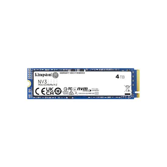 Dysk SSD Kingston NV3 M.2 2280 PCIe 4.0 NVMe 4TB SNV3S/4000G
