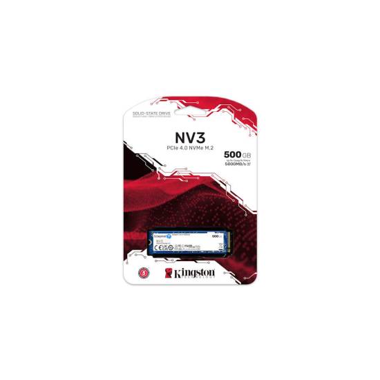 Dysk SSD Kingston NV3 M.2 2280 PCIe 4.0 NVMe 500GB SNV3S/500G