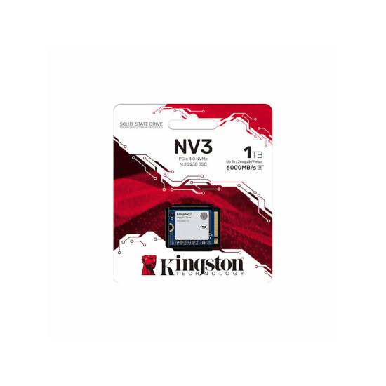 Dysk SSD Kingston NV3 M.2 2230 PCIe 4.0 NVMe 1TB SNV3SM3/1T0