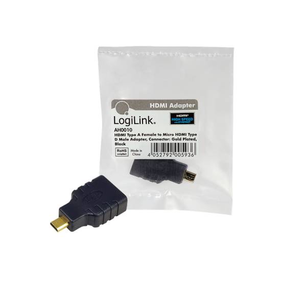 Adapter HDMI Ż -> micro HDMI M LogiLink AH0010