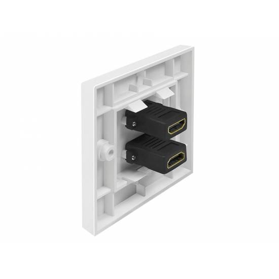 Gniazdo ścienne podtynkowe HDMI x2 LogiLink AH0018