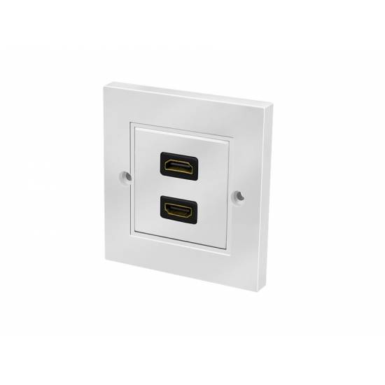 Gniazdo ścienne podtynkowe HDMI x2 LogiLink AH0018