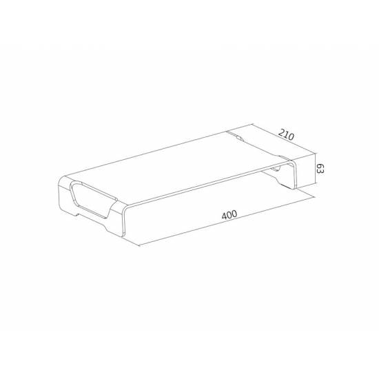 Podstawka pod monitor / notebook aluminiowa LogiLink BP0033