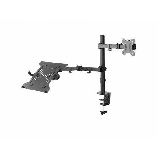 Ramię do monitora LCD z półką na laptop/tablet Logilink BP0137