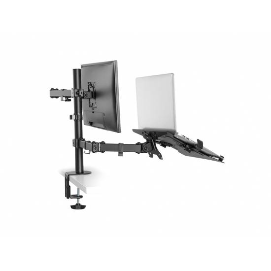 Ramię do monitora LCD z półką na laptop/tablet Logilink BP0137