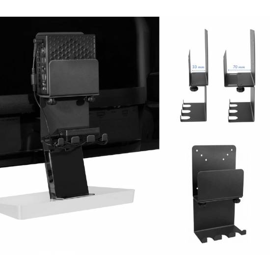 Uchwyt do montażu mini PC do monitora LCD LogiLink BP0149