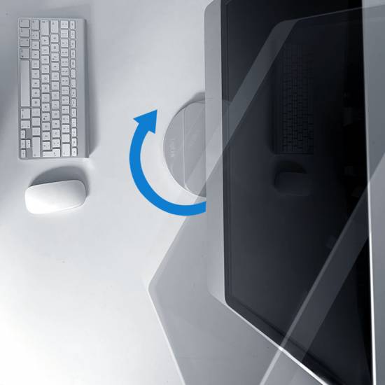 Podstawka pod monitor obrotowa aluminium Logilink BP0155