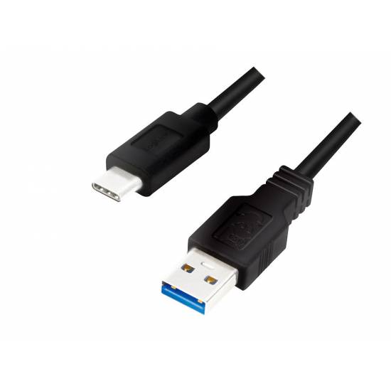 Kabel USB 3.2 - USB C 1,5m czarny LogiLink CU0169