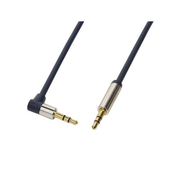 Kabel mini jack 3,0m kątowe LogiLink CA11300